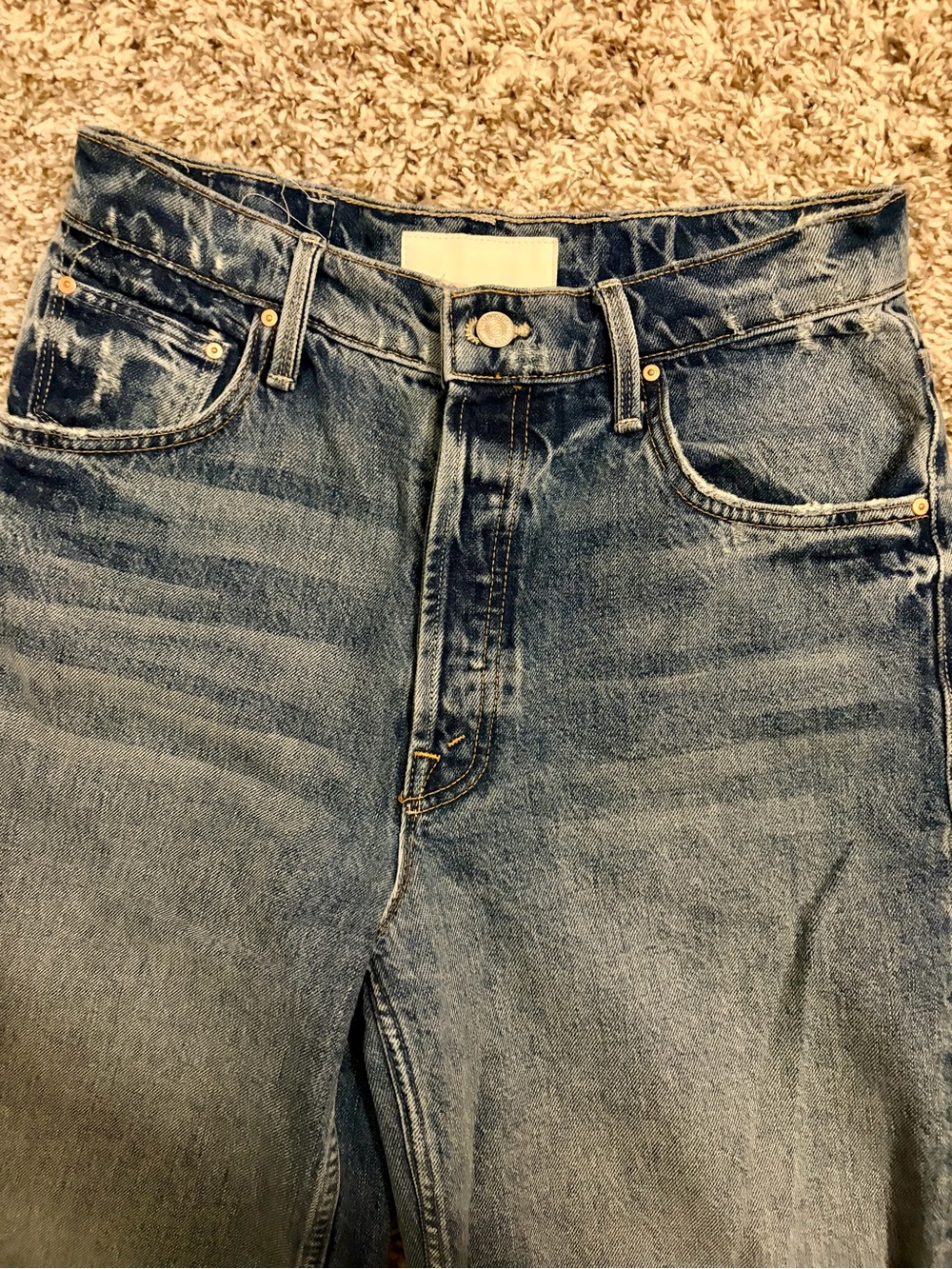 MOTHER SUPERIOR High Waisted Spinner Skimp: A Day In The Life Of Daniel Jeans - Picture 8 of 8